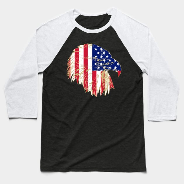 US Eagle Baseball T-Shirt by BlackAdam